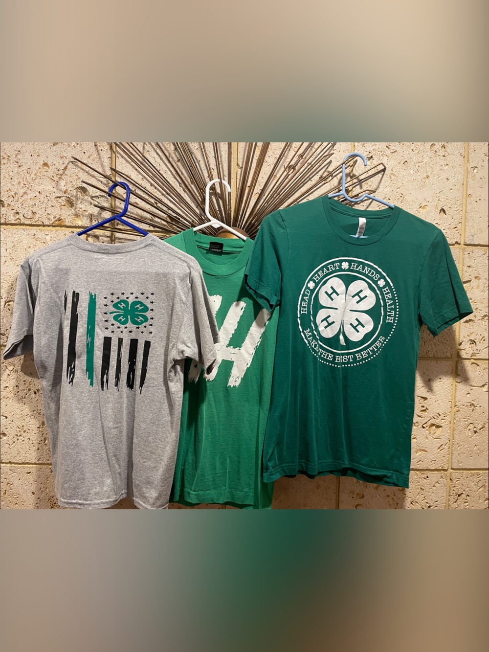 4-H T-Shirts lot of Three